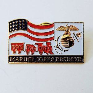 Marine Corps Reserve Toys For Tots Lapel Hat Pin